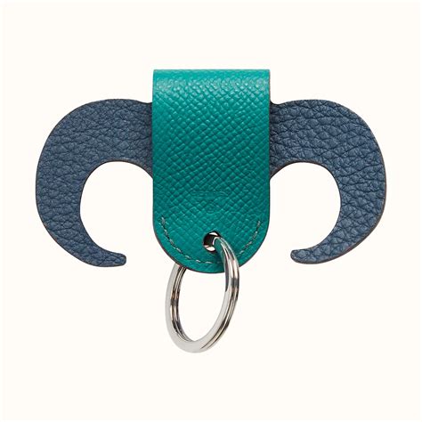 hermes leather keyring|leather key ring for men.